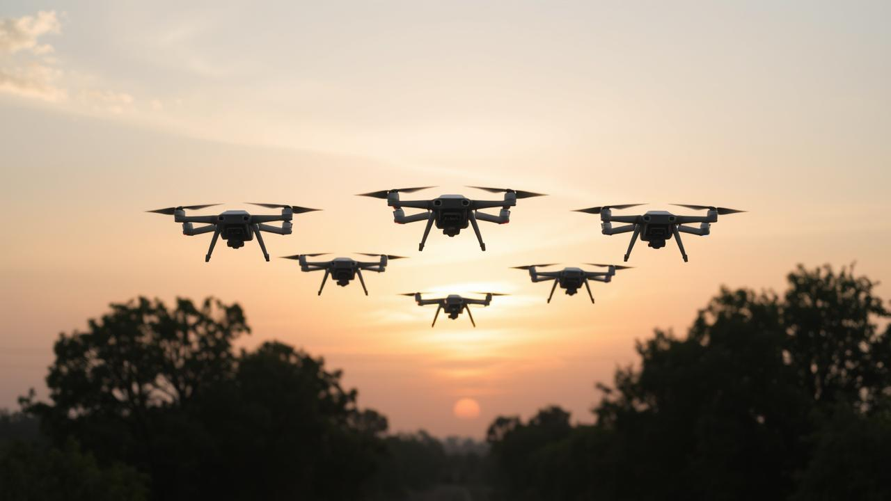 Roiurile de drone, noua fațetă a războiului: Ucraina, pionier în utilizarea lor Conceptul de drone care operează în roiuri, capabile să coordoneze atacuri complexe, evoluează rapid, cu implicații majore pentru conflictul din Ucraina