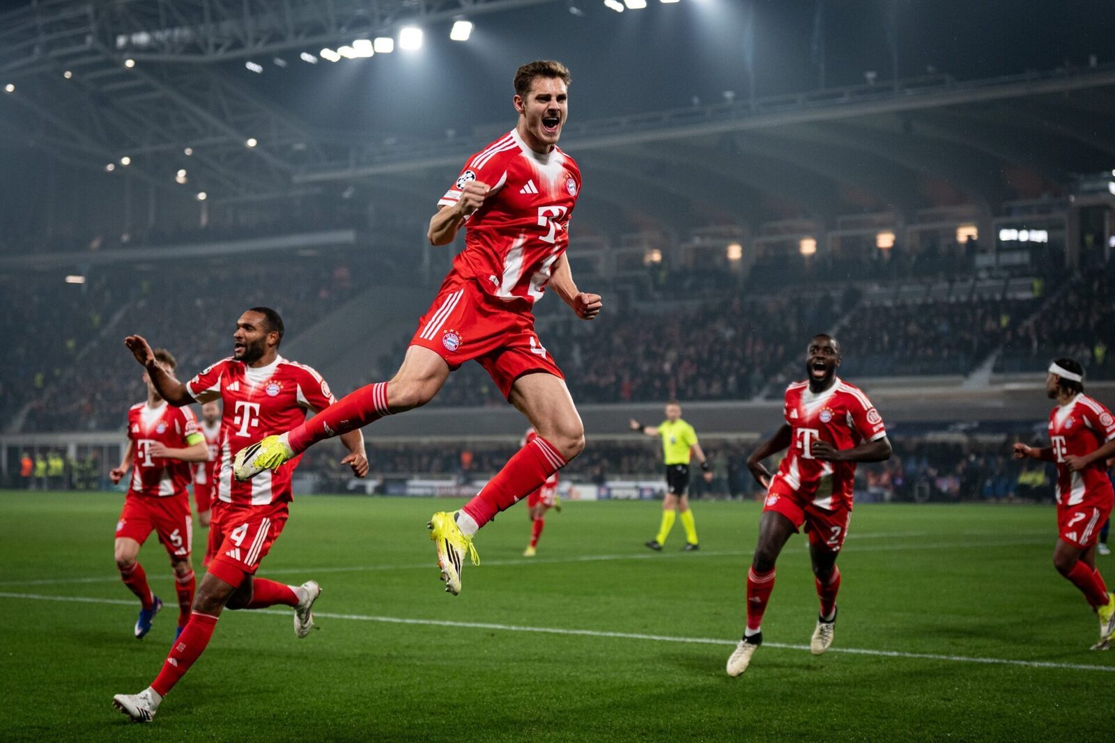 Bayern Munchen, victorie categorică în optimile Champions League contra Atalantei Bergamo Münchenezii au făcut spectacol în deplasare, marcând trei goluri în doar 45 de minute în fața Atalantei Bergamo, în prima manșă a optimilor Champions League