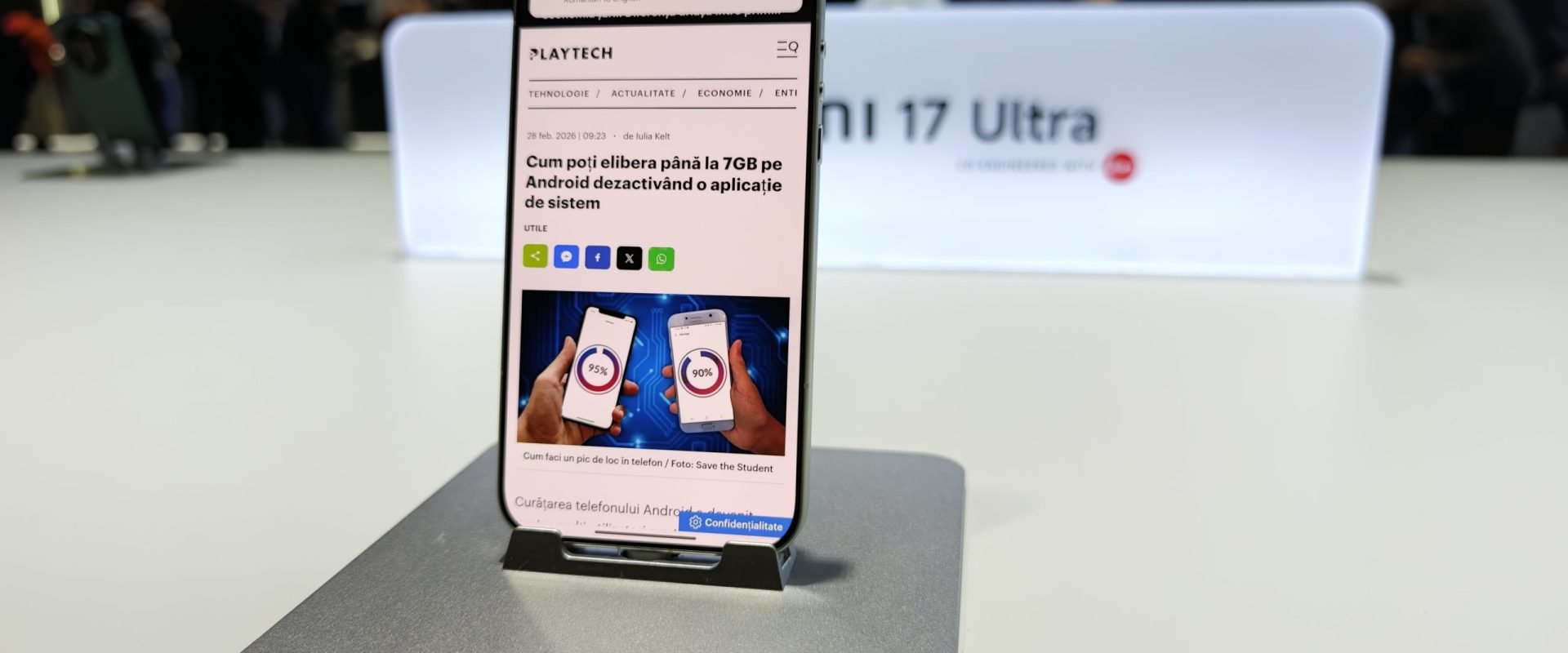 Xiaomi lansează noile telefoane din seria 17, cu accent pe inovația foto și design minimalist Xiaomi a prezentat oficial, în Barcelona, noua serie de telefoane 17, marcând un pas important în parteneriatul cu Leica