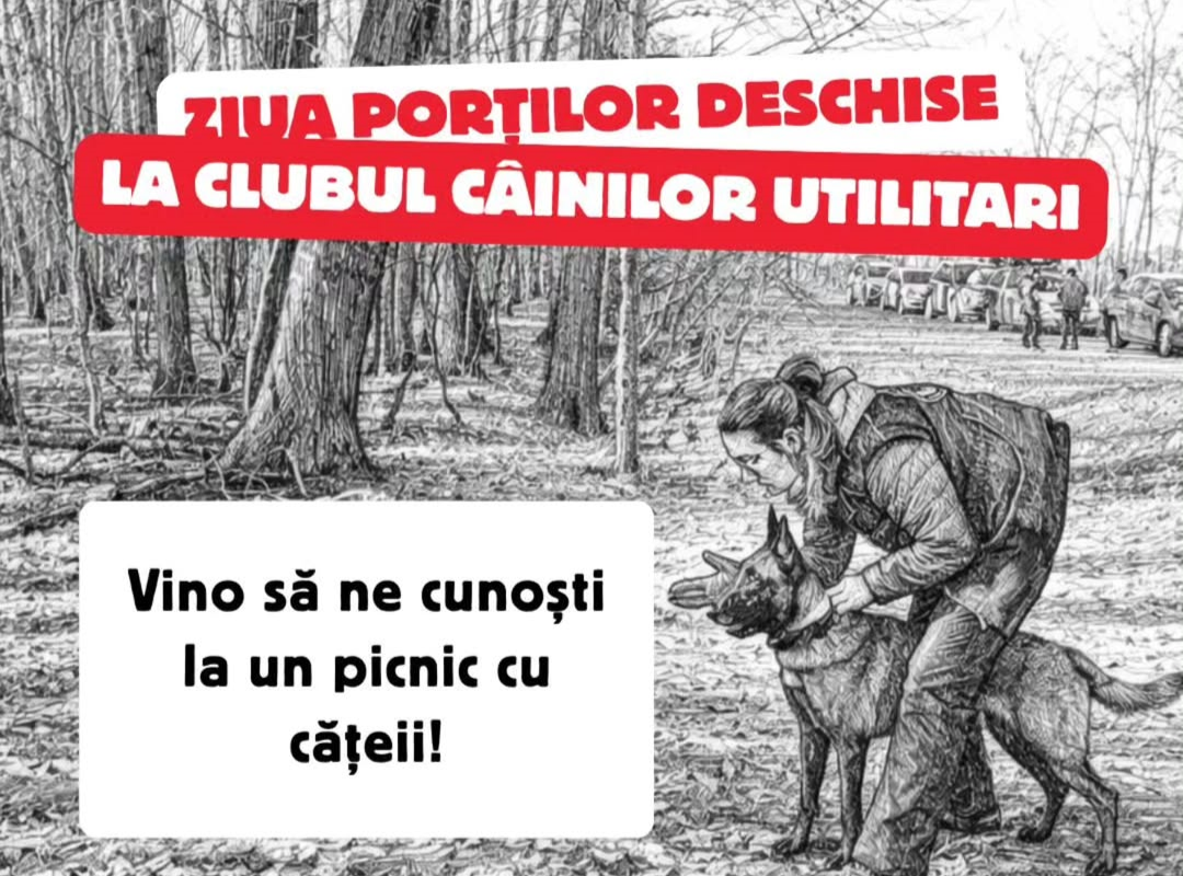 Clubul Câinilor Utilitari organizează o zi a porților deschise pentru iubitorii de animale Clubul Câinilor Utilitari (CCU) invită publicul sâmbătă, 21 martie, la „Ziua Porților Deschise”