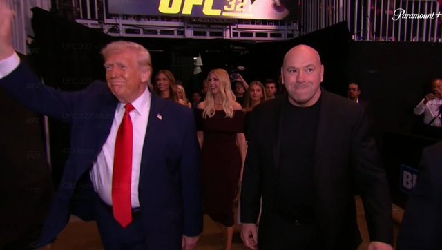 Trump, la o gală UFC în Miami, cu Marco Rubio. VIDEO cu momentul