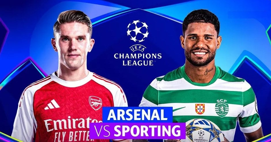 Arsenal, avantaj clar cu Sporting în direct