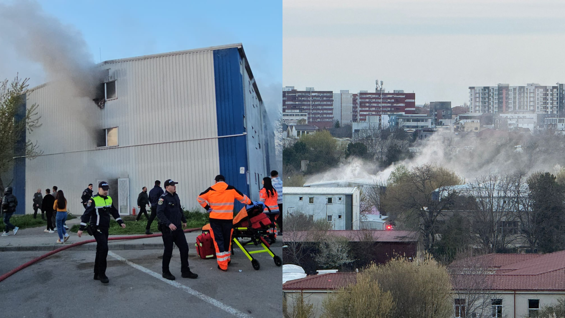 Zeci de apartamente avariate, 12 răniți după dezastru în București