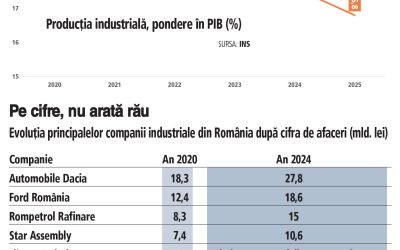 Industria României, în picaj: Recul de 1,8% în februarie. Unde ajungem la final de an?