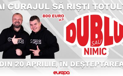 Dublu sau Nimic revine la Europa FM: Câștigătorii, pe urmele lui Donald Trump?