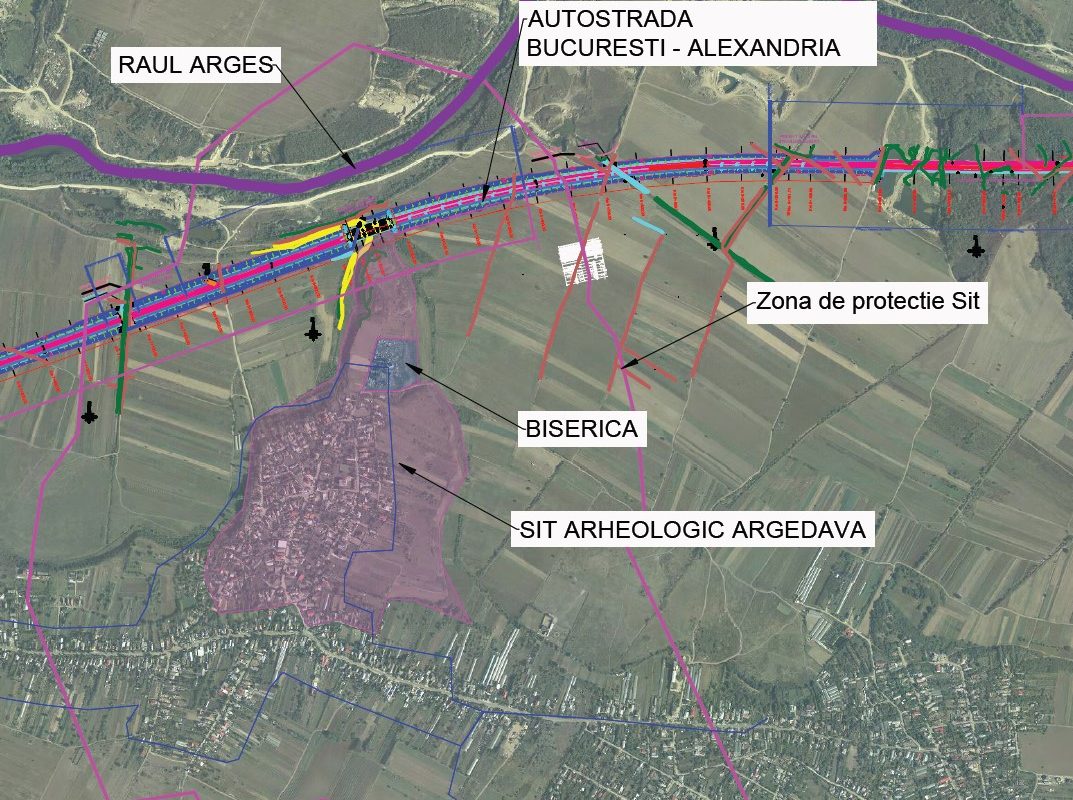 Autostrada București-Alexandria, ignoră cetatea lui Burebista