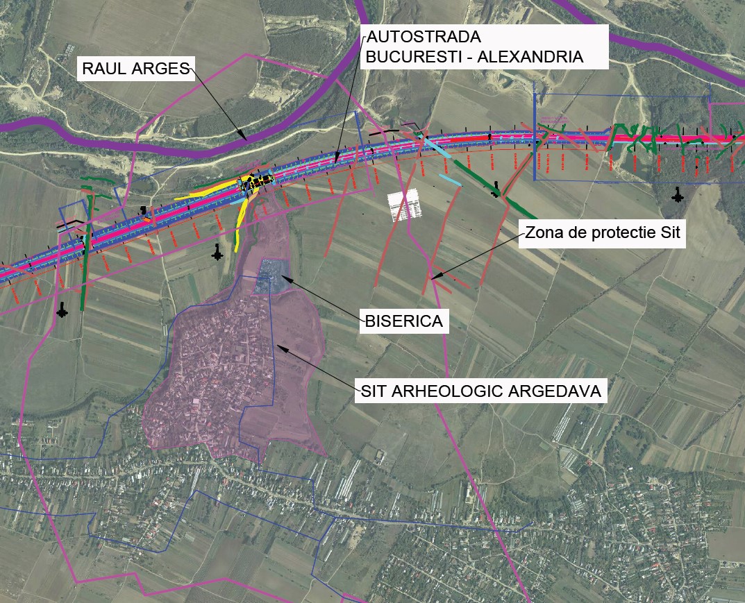 Autostrada București-Alexandria, ignoră cetatea lui Burebista