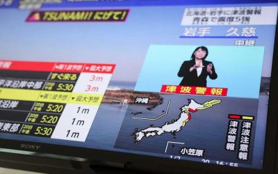 Cutremur MAGISTRAL în Japonia: Valuri seismice de 80 cm, panică pe coastă