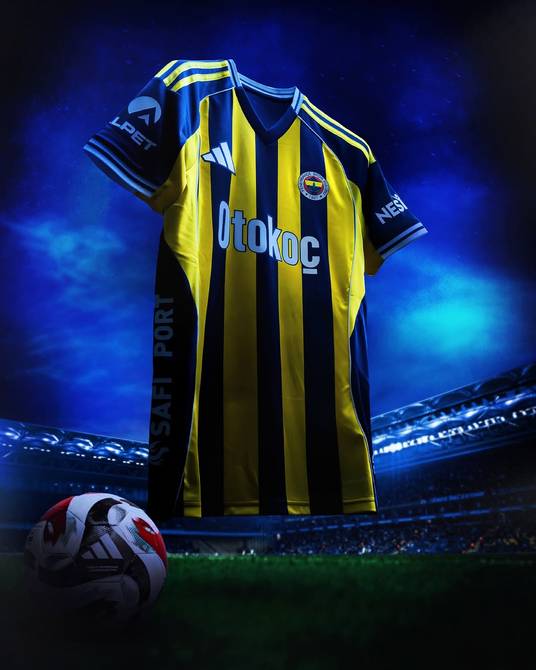Fenerbahçe și Adidas lansează echipamente speciale, un nou parteneriat