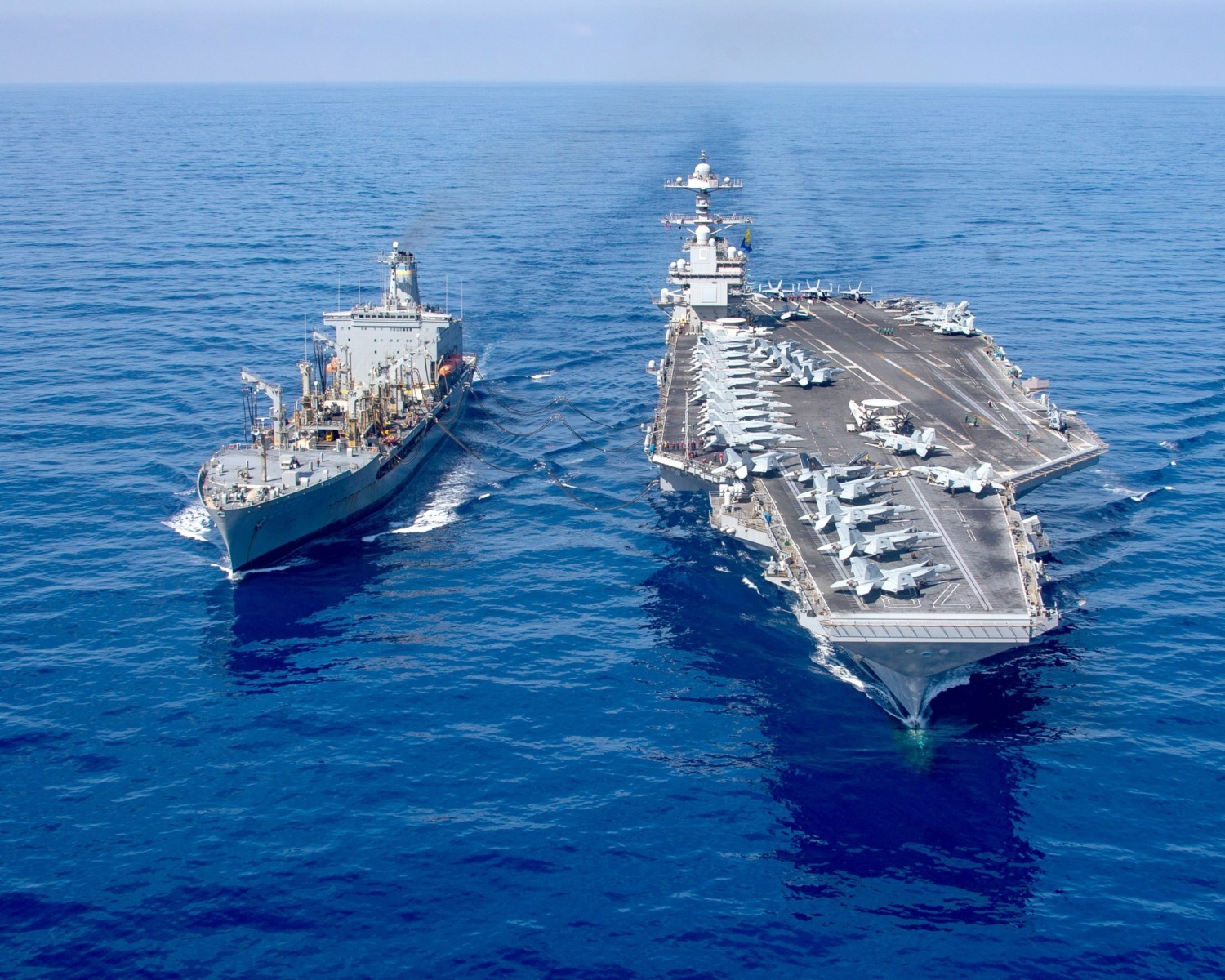 Gigantul USS Gerald Ford revine în Orientul Mijlociu