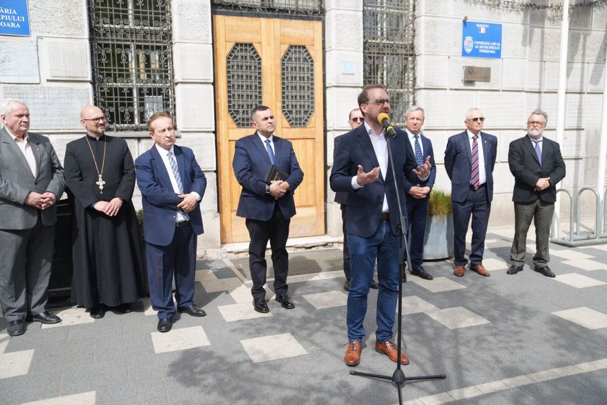 Primarul Fritz, la Marșul Învierii la Timișoara: Tradiție unică