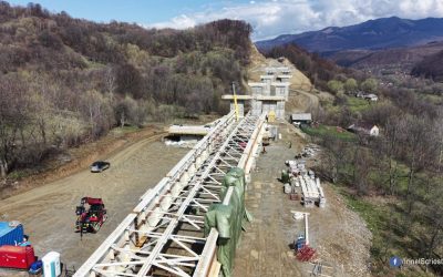 București-Vest, pe șantierul autostrăzii: 1000+ muncitori la lucru