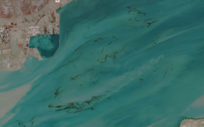 Deversări de petrol în Golful Persic, vizibile din spațiu, după atacuri