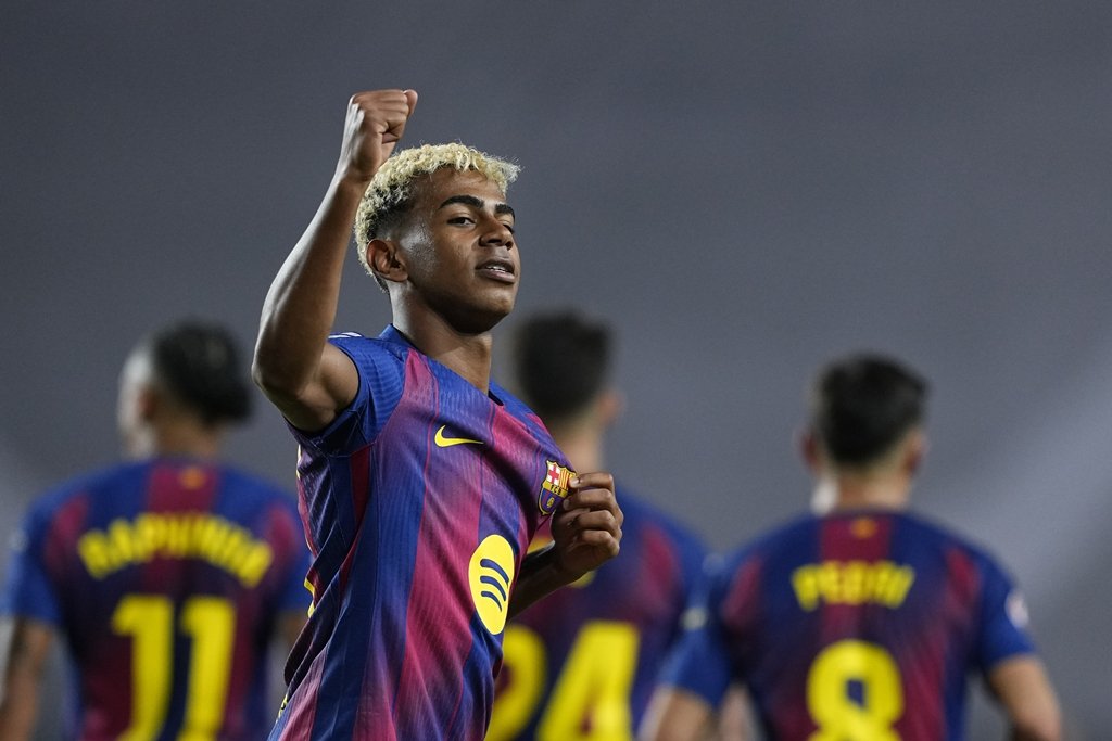 Lamine YAMAL, duel verbal cu Simeone înainte de returul UCL