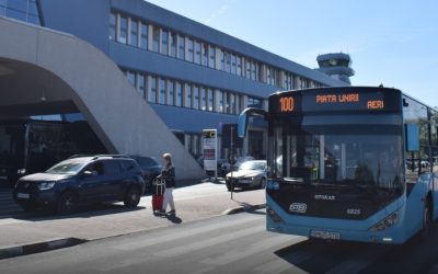 Autobuzele 100 și 442, OPRESC din 20 martie la Aeroportul Henri Coandă – fără Sosiri