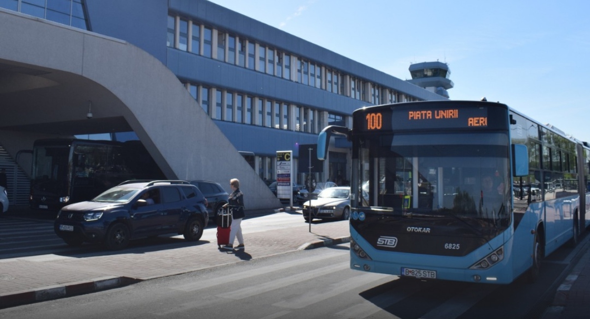 Autobuzele 100 și 442, OPRESC din 20 martie la Aeroportul Henri Coandă – fără Sosiri