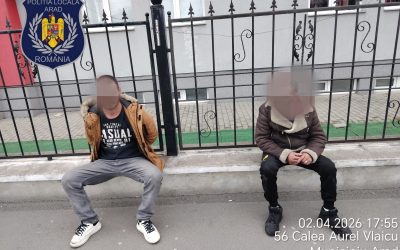 Doi bărbați, cu zeci de amenzi la activ, au ajuns la spital după ce s-au bătut bine în fața stadionului UTA (foto)