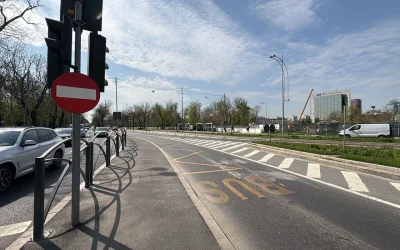 Nouă bandă unică pentru autobuze în București: Blocaj pe Regele Mihai I