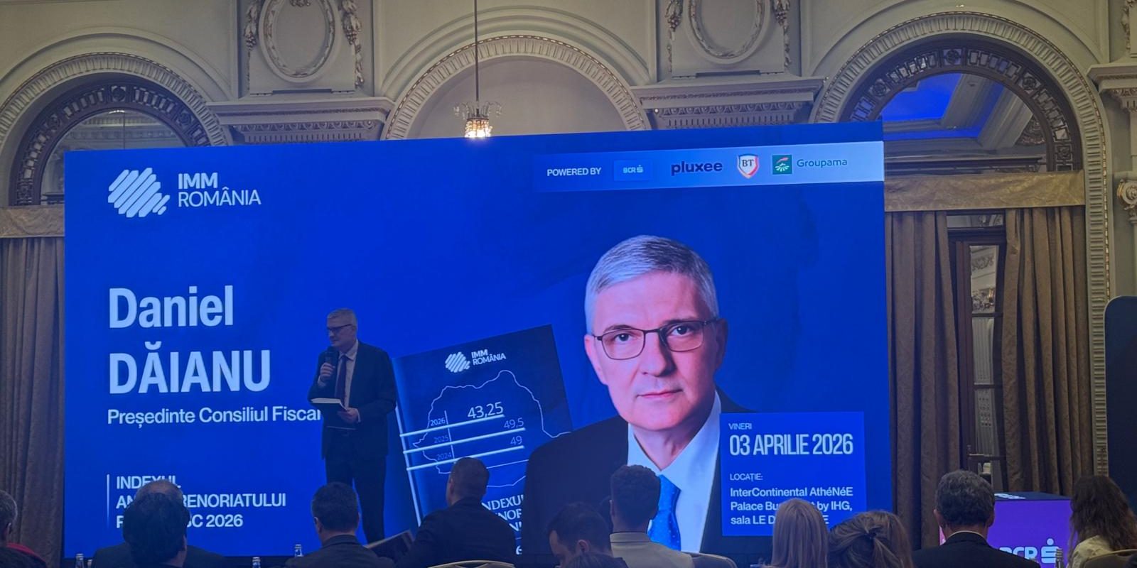 Dăianu, despre criza petrolului și evaziunea fiscală: „Evaziunea e un blestem pentru România” București – Președintele Consiliului Fiscal, Daniel Dăianu, a tras un semnal de alarmă în legătură cu criza economică mondială, îndemnând antreprenorii IMM-uri să facă tot posibilul pentru a supraviețui, dar „în mod onest”