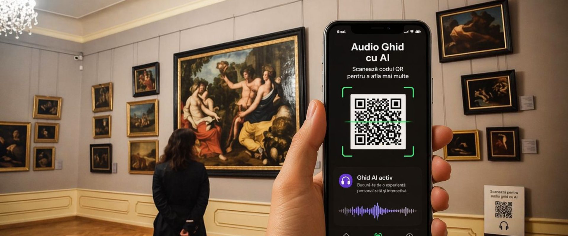 Audioghid AI la Muzeul Brukenthal: Sibiu intră în era celor 12 limbi