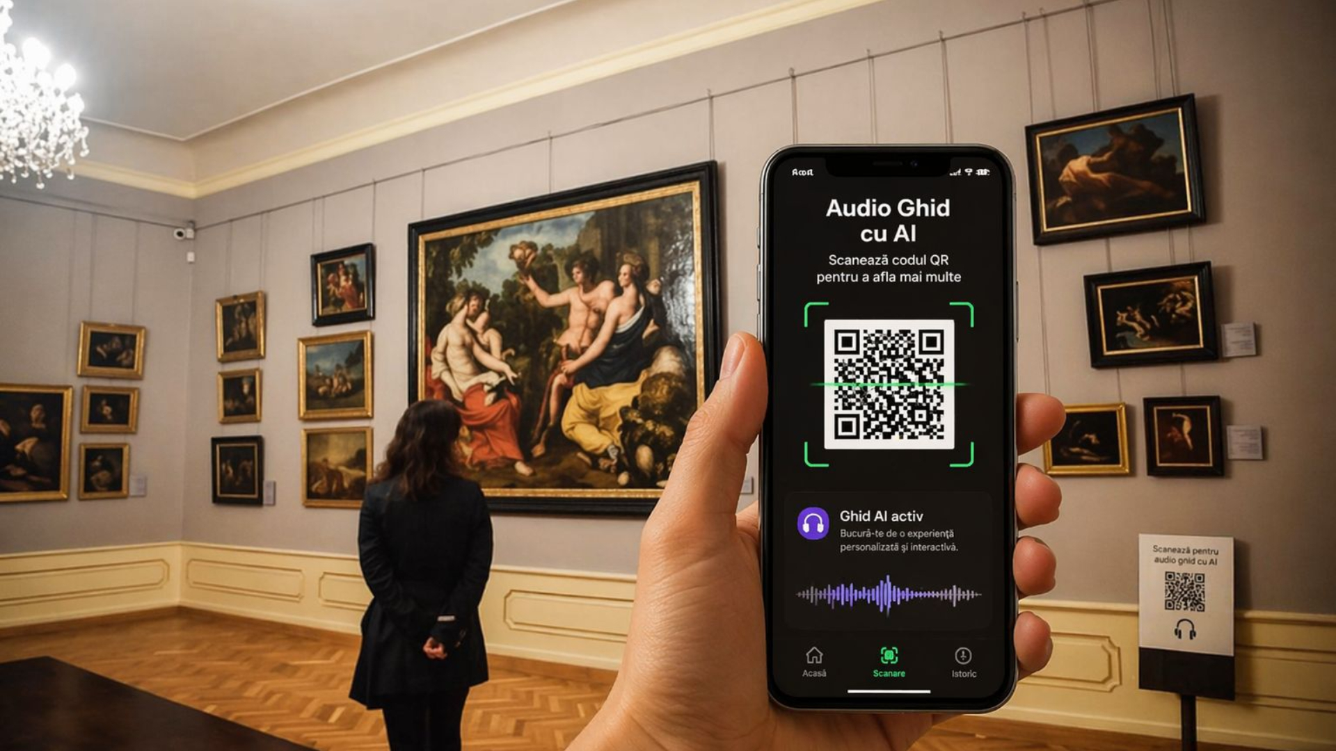 Audioghid AI la Muzeul Brukenthal: Sibiu intră în era celor 12 limbi