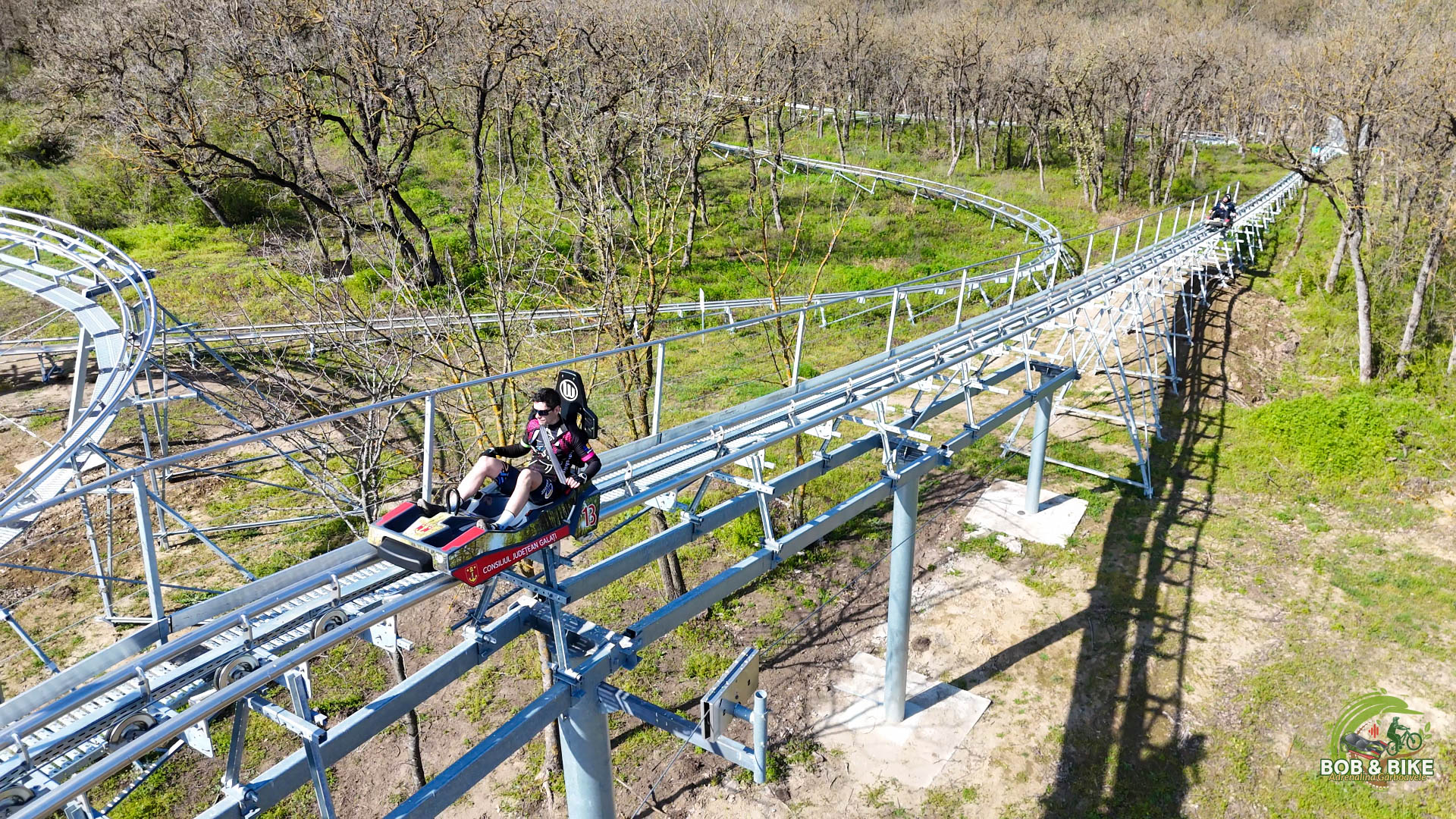 Bob & Bike Adrenalină Gârboavele, atracție unică în România, deschisă publicului