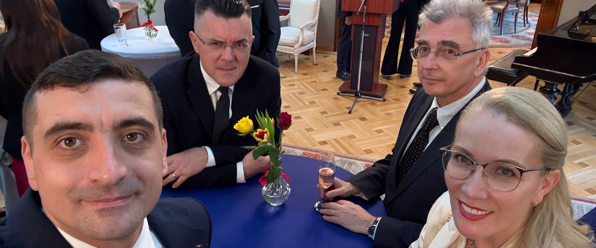 Lideri AUR, la recepția ambasadorului SUA, după votul anti-american