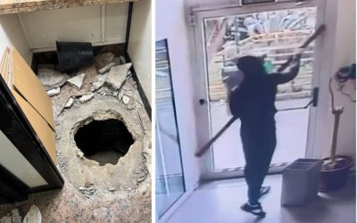 Hoți cu maști de actori și arme de jucarie au dat lovitura la...