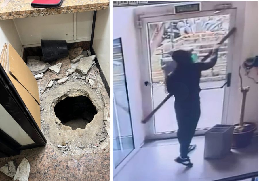 Hoți cu maști de actori și arme de jucarie au dat lovitura la...