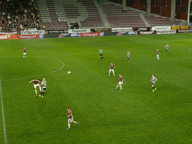 Rapid – u Cluj, start exploziv în giulești, scor alb la pauză, digi sport 1