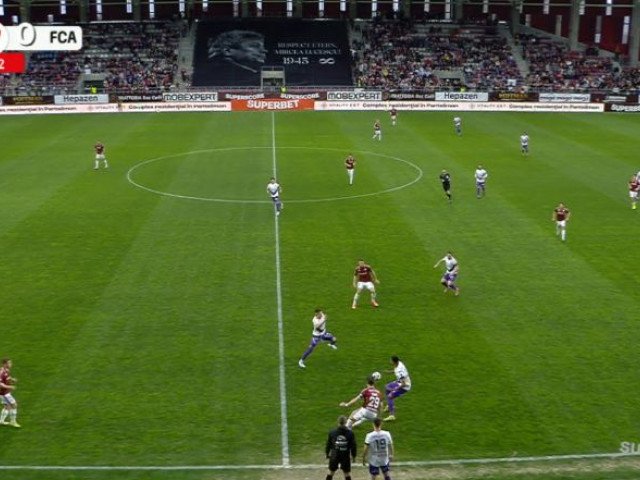 Rapid și FC Argeș, egal fără goluri, cu penalty cerut