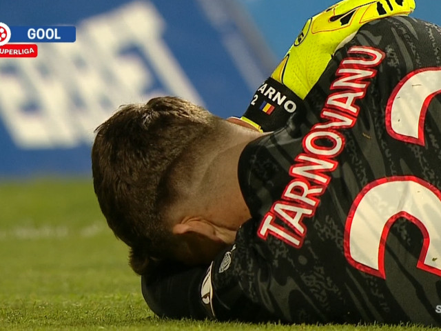 Gol uriaș: Târnovanu, gafă de manual în Farul – FCSB
