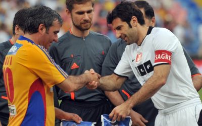 Figo, reacție rapidă după numirea lui Hagi la Națională: Ce i-a zis „Regele”