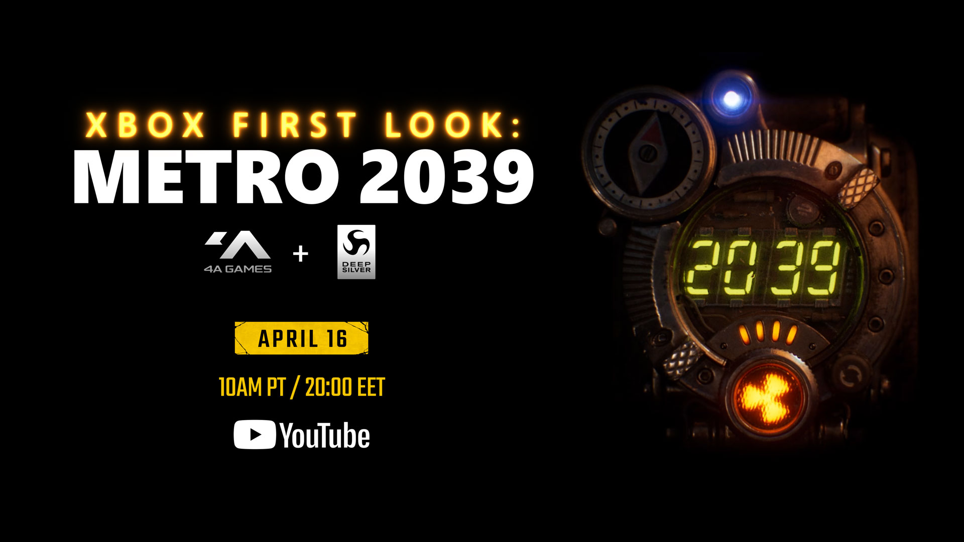 Miercuri, Xbox dezvăluie Metro 2039: Urmăriți joi lansarea exclusivă