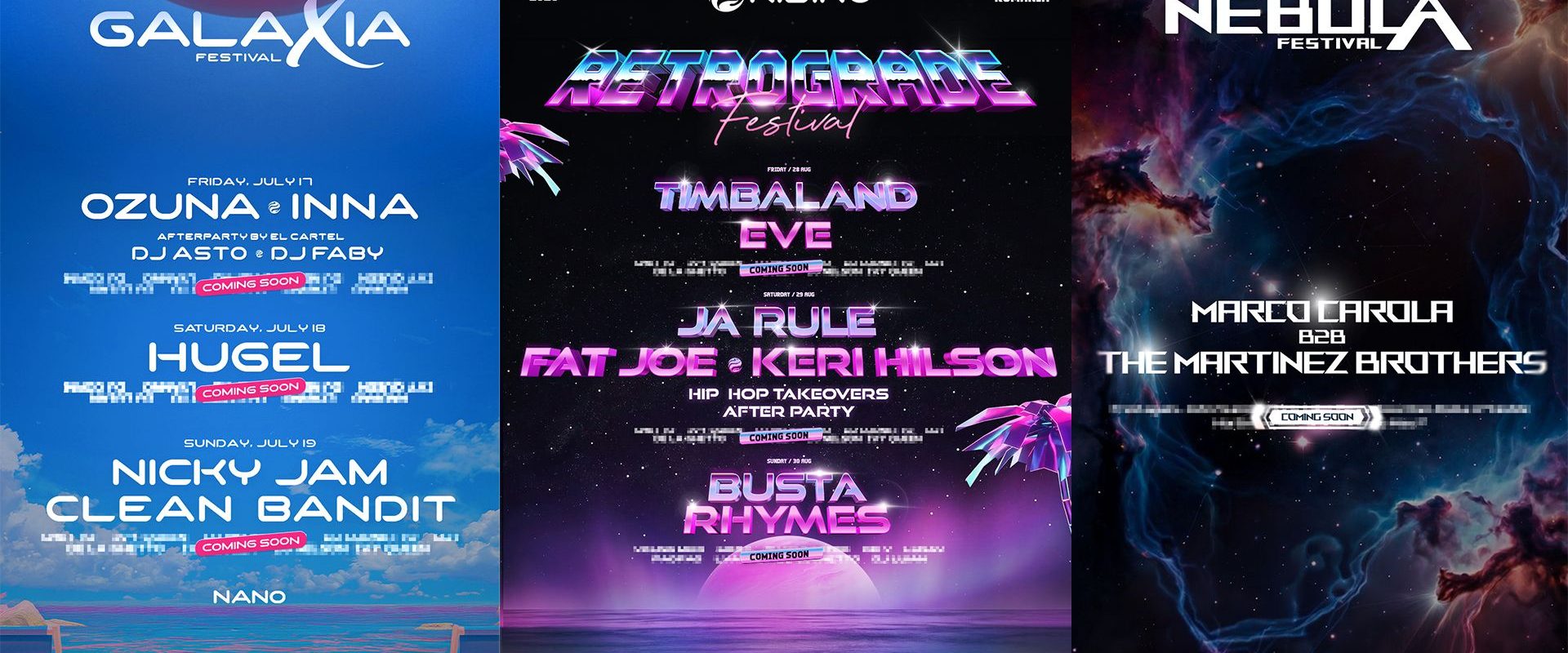 Nouăzeci de artiști și festivaluri, anunț spectaculos live de 5 ore