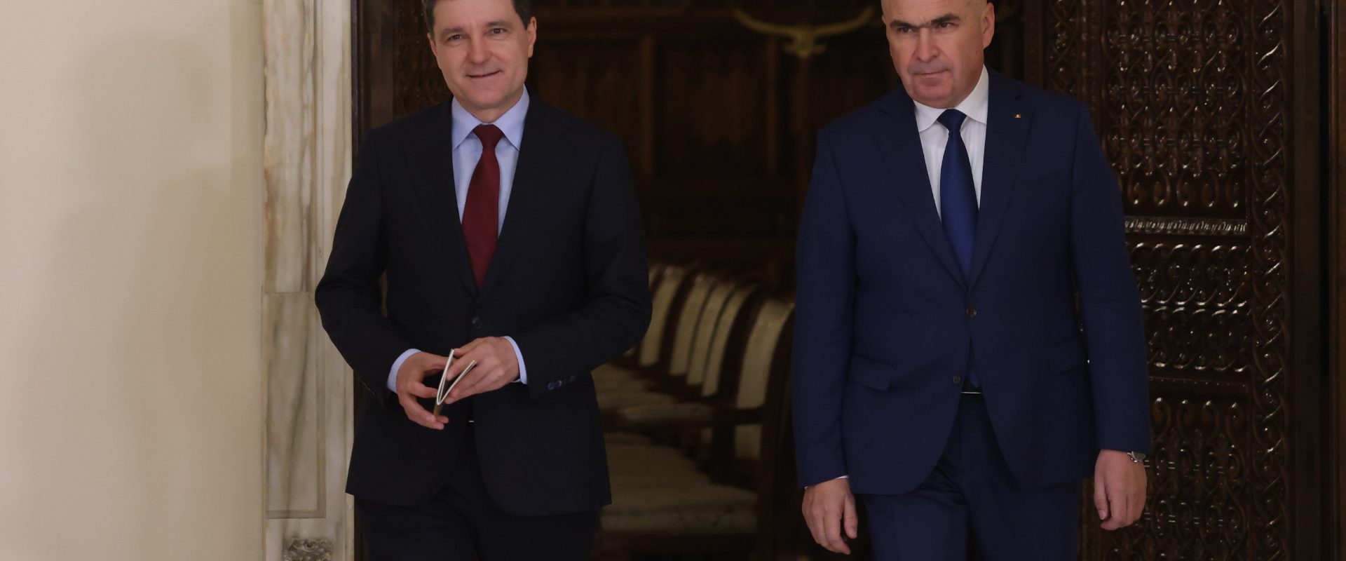 Nicușor Dan și Ilie Bolojan, discuții secrete la Palatul Cotroceni