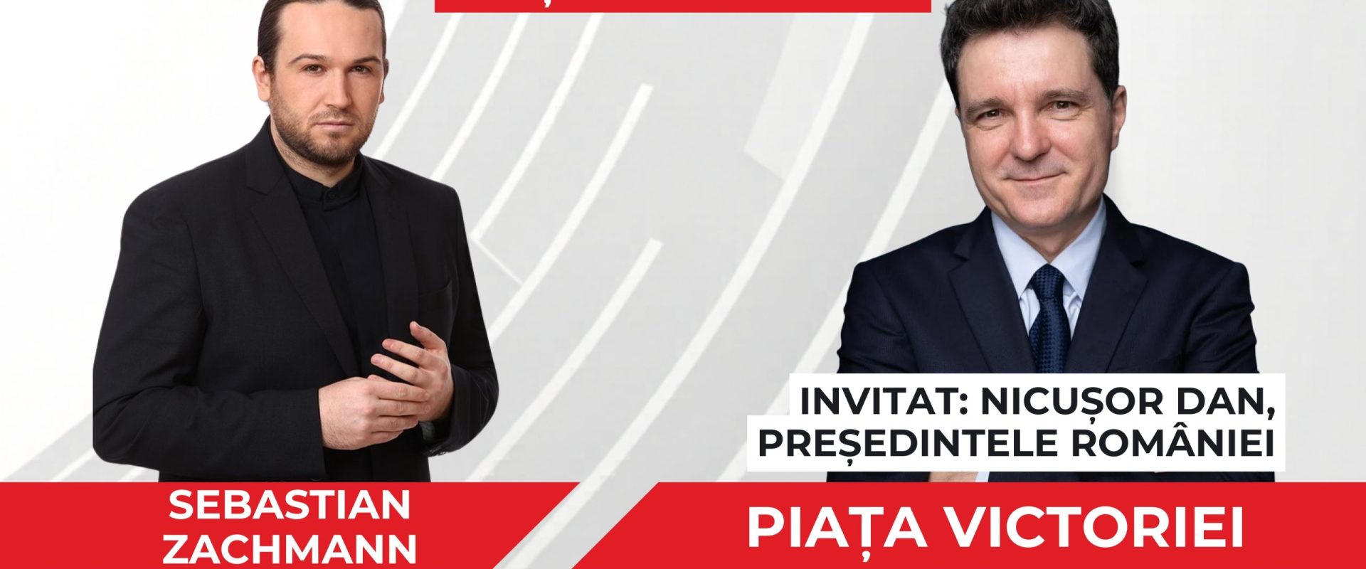 Nicușor Dan, față în față cu Sebastian Zachmann