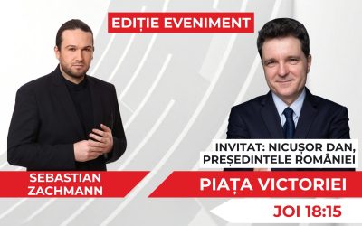 Nicușor Dan, față în față cu Sebastian Zachmann