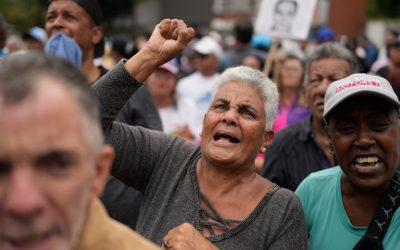 Venezuela: Protest la Ambasada SUA. „V-ați dat aer, dar faceți curățenie totală!”