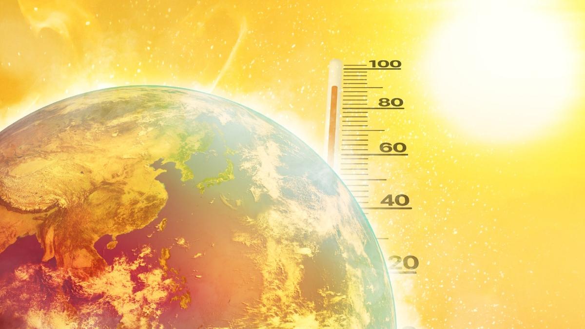 imagine cu planeta afectata de temperaturi record