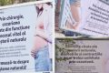 Panouri anti-cezariană în București: USR cere eliminarea. ”E o nebunie!”