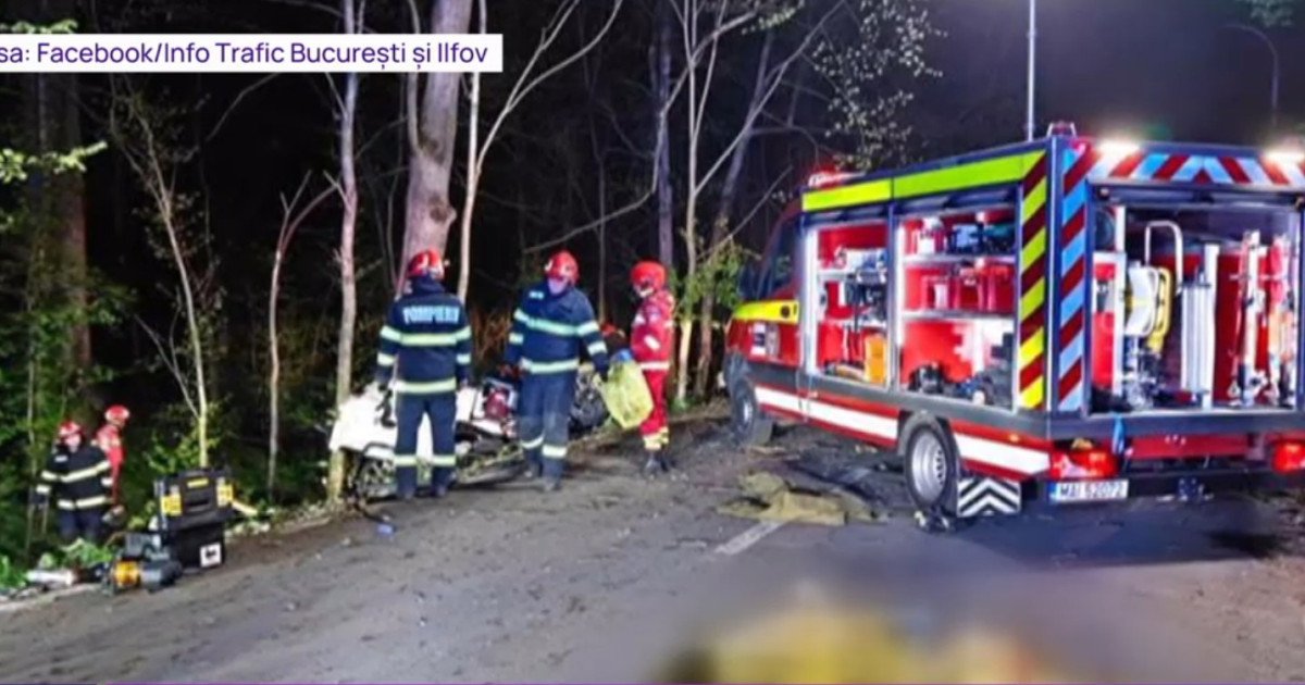 Accident Ciolpani: Ce s-a văzut de la bordul mașinii din spate