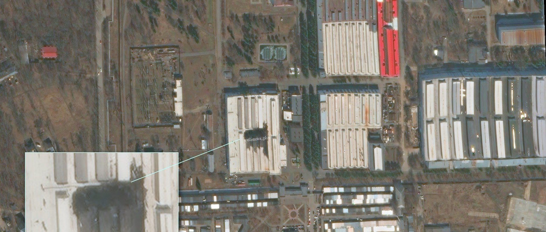 Roof Collapses at Russian Su-35 and Su-57 Production Workshop After Fire