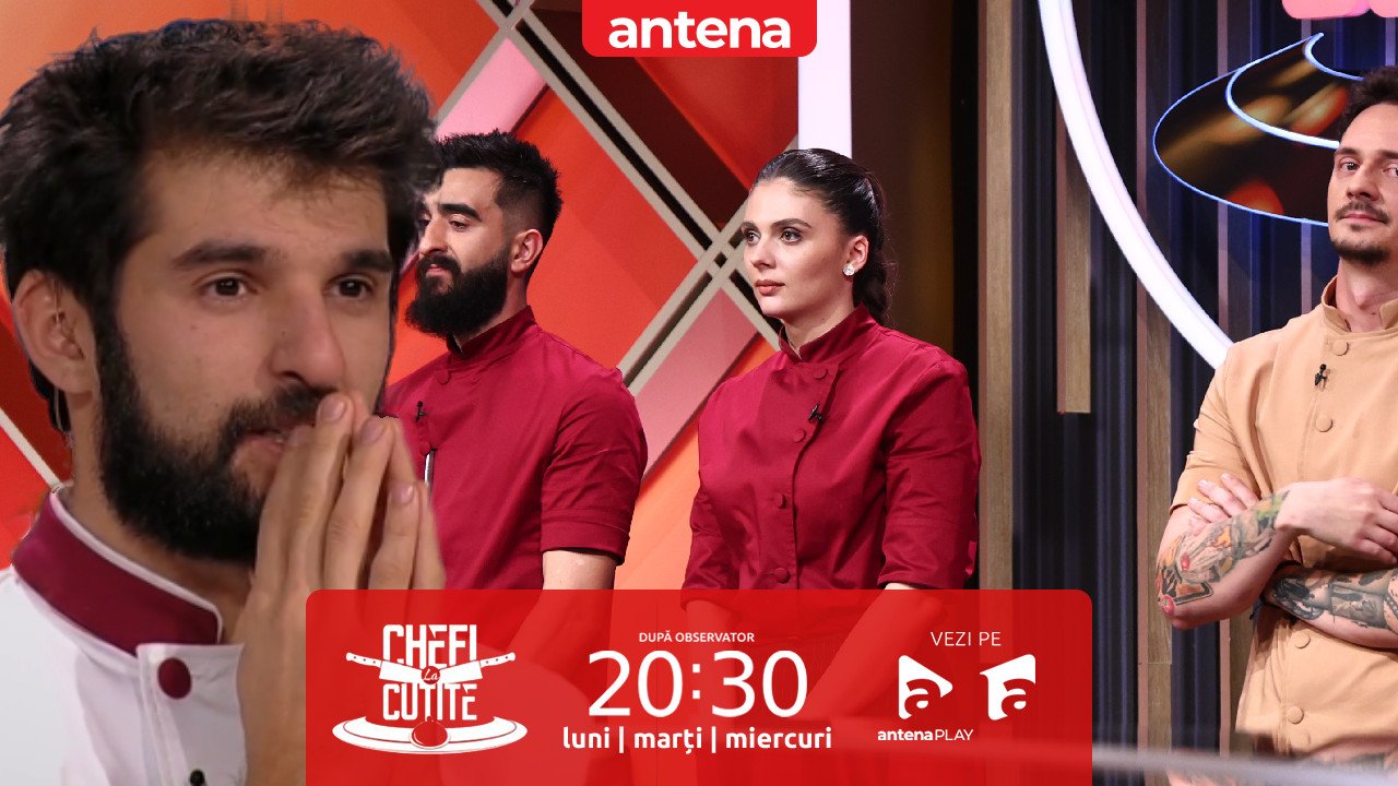Chef Richard, în lacrimi la „Chefi la Cuțite”: Prima eliminare din sezonul 17