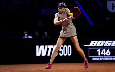 Top-seeded Rybakina handles Shnaider to book Stuttgart quarters spot