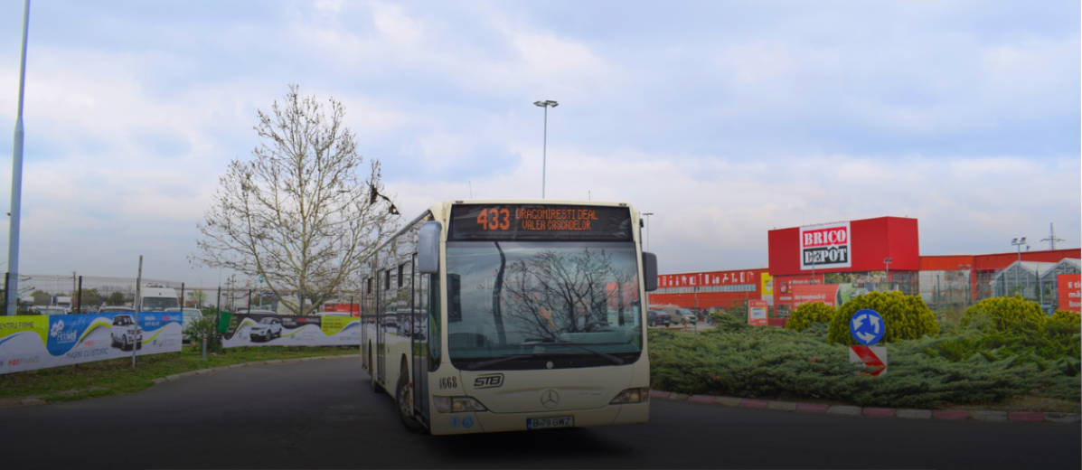 Autobuzele 429, 432 și 433 opresc la Șoseaua de Centură