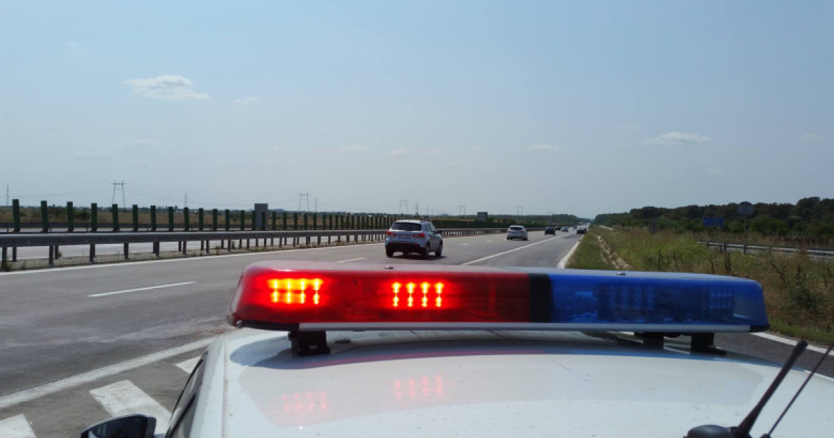 Șofer, VITEZĂ RECORD pe A1: 224 km/h! Ce amendă și-a luat și cât a rămas fără permis