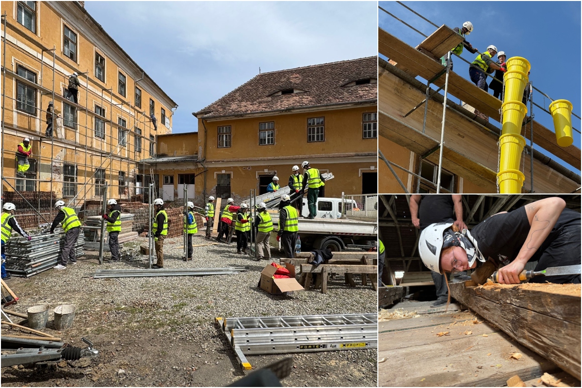 STRABAG ajută Ambulanța pentru Monumente: Salvează un monument istoric din Sibiu