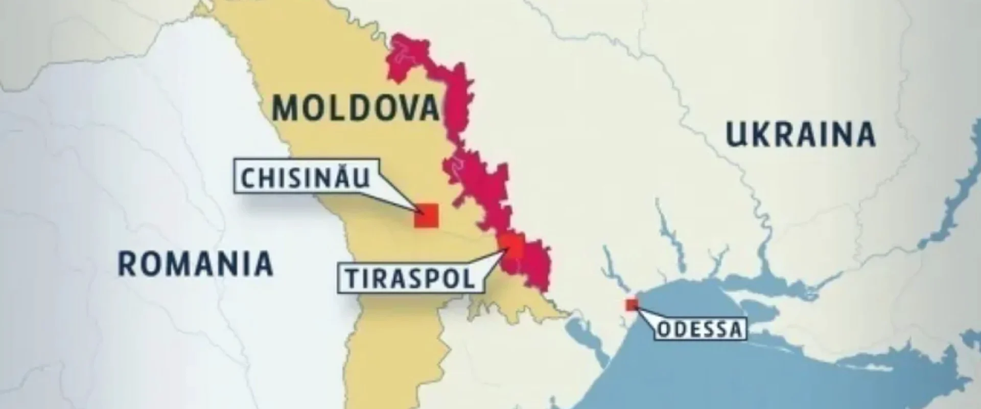 Chișinău blochează accesul comandamentului rus din Transnistria