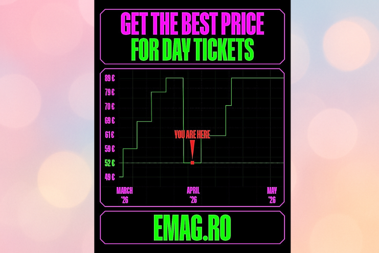 Bilete beach, please la preț redus: EMAG dă discount de până la 50%
